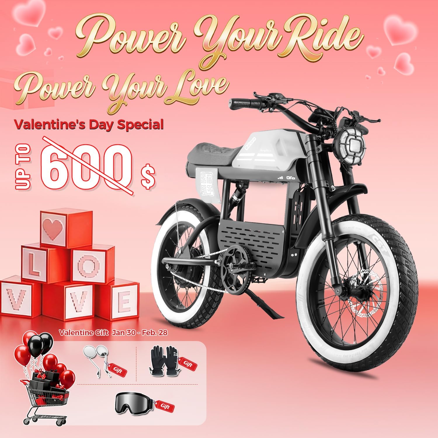 eAhora FT01 1700W Electric Dirt Bike 36MPH with 48V 30Ah, 135MM Front Fork & Dual Disc Hydraulic Brakes, 90Miles Long Range Electric Bike, 20