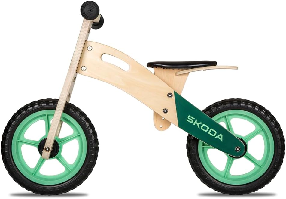 Skoda 6U0087500 Children's Balance Bike Wood Green