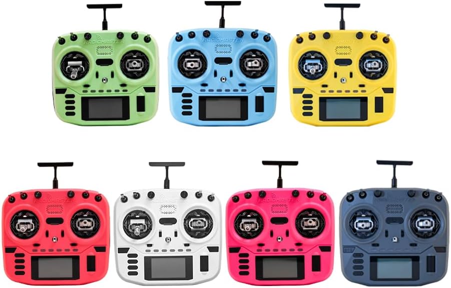 RadioMaster Boxer Crush EdgeTX 2.4G 16CH Transmitter Radio Control ExpressLRS RF System with AG01 Hall Gimbals (Cherry Red-ELRS M2)