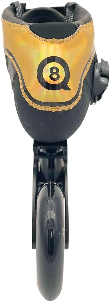 Uniq Q8 Inline Speed Skates - Microfiber Aluminum - for Speed or Serious Fitness Skaters