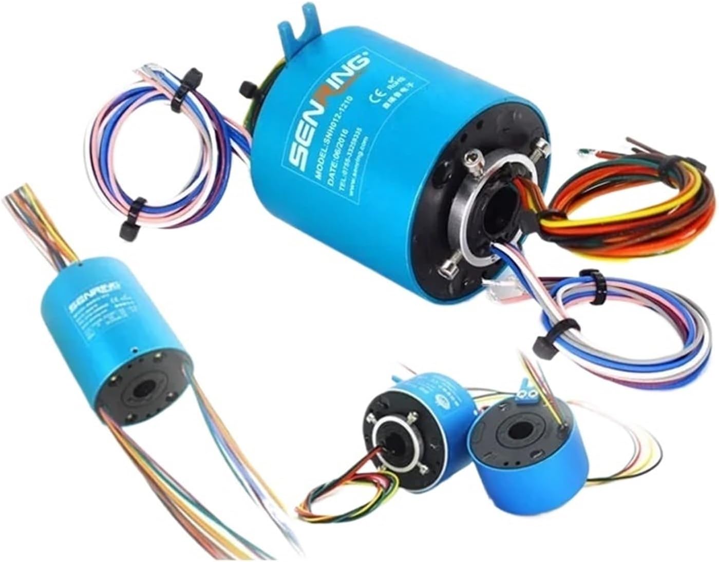 1PCS Through Hole Slip Ring 2/6/12/18/24 Channels 2A/5A/10A Current Slipring Hollow Rotate Connector Hole 8-100mm Conductive Rings(20X42mm 6CH 5A)