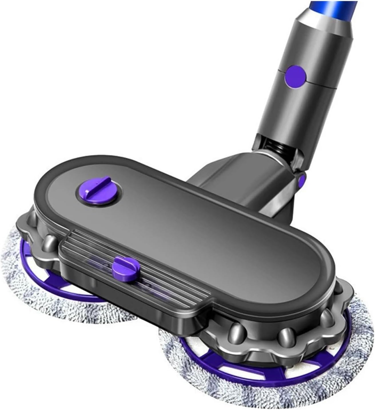 ORCOW Electric Wet Dry Mop Head Compatible with V7 V8 V10 V11 Vacuum Cleaner Floor Brush Replacement Attachment Part with Cleaning Rag Cloth