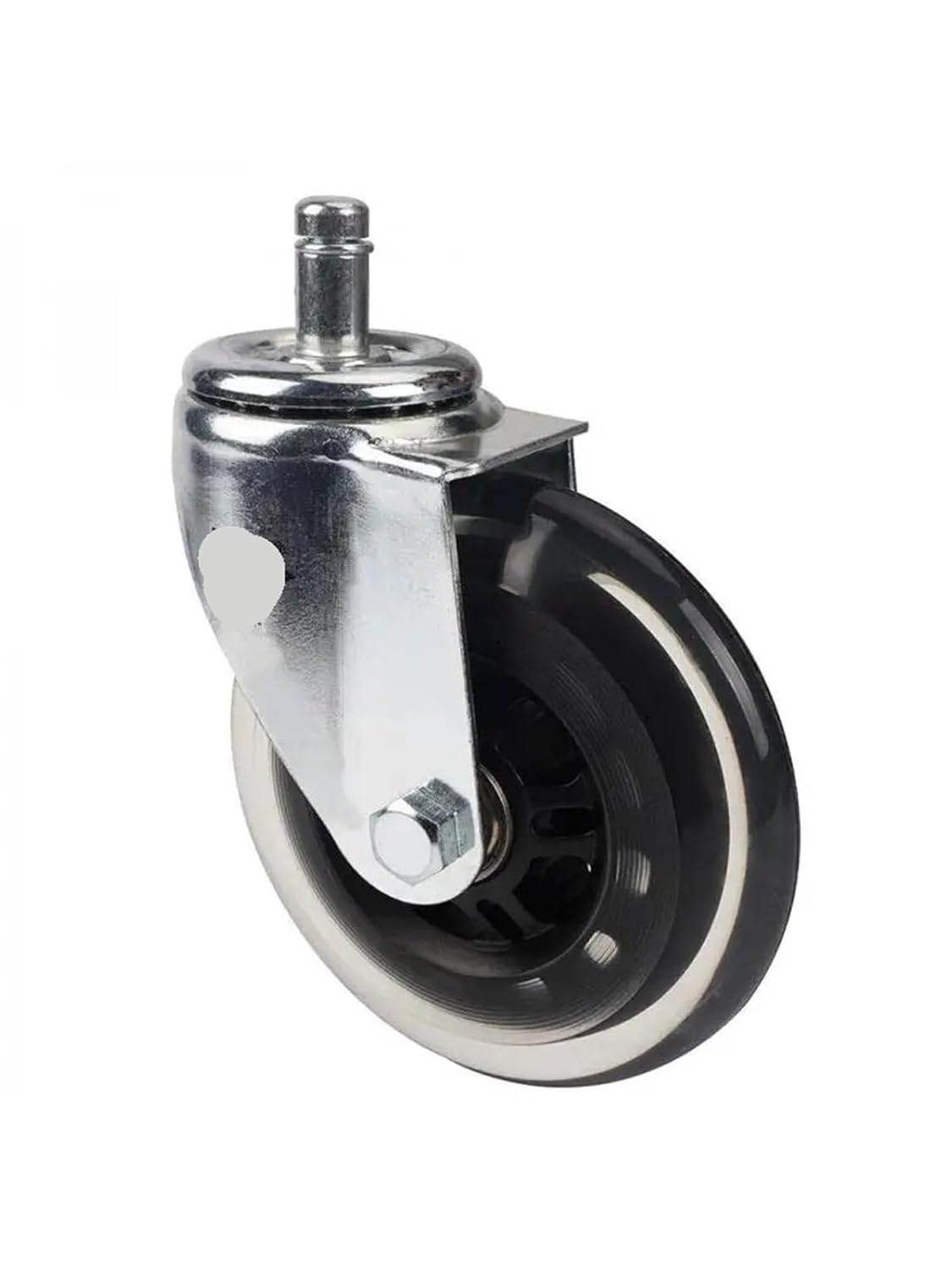 5Pcs 4 Inch Pu Iron Line Circlip M11 Galvanized Roller Skating Wheel Entertainment Equipment Scooter Twist