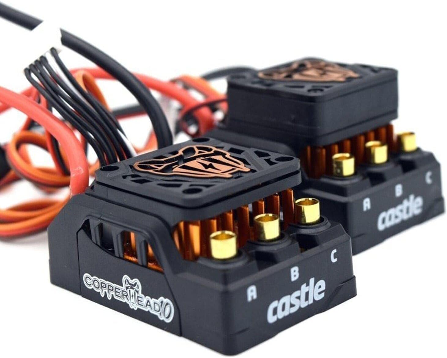Castle Creations Copperhead 10 Sensored ESC & 1415-2400Kv Motor Combo 5mm Shaft CSE010016616 Electric Motors & Accessories