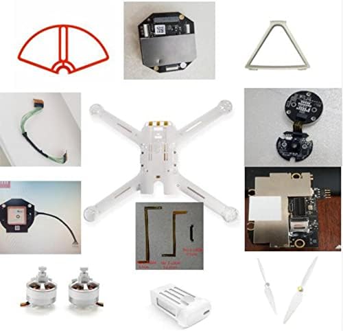 Replacement Part For FPV Drone RC Quadcopter 4K Version Spare Parts Propeller Balde Frame Motor ESC Body Shell Steering Arm Cable Board Etc - (Color: 1set Blade)