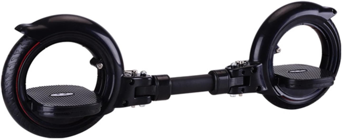 NIBHZ Adult Drift Board Vitality Car Two-Wheeled Skateboard Two Wheels Skate Board Skate Cycle Two Wheels Skateboard Easy to Carry Foldable Skateboard Great for Kids,Black