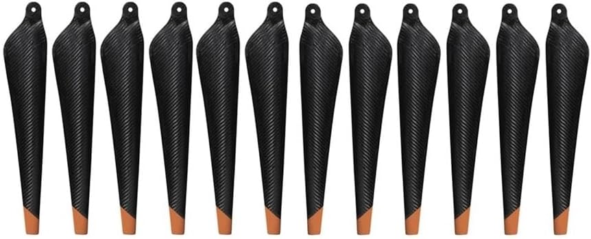 Compatible with T30 3820s Carbon Propeller Folding Propeller Compatible with T30 CW/CCW Agricultural Multi-Rotor Drone Repair Parts Universal(Props A 12pcs)