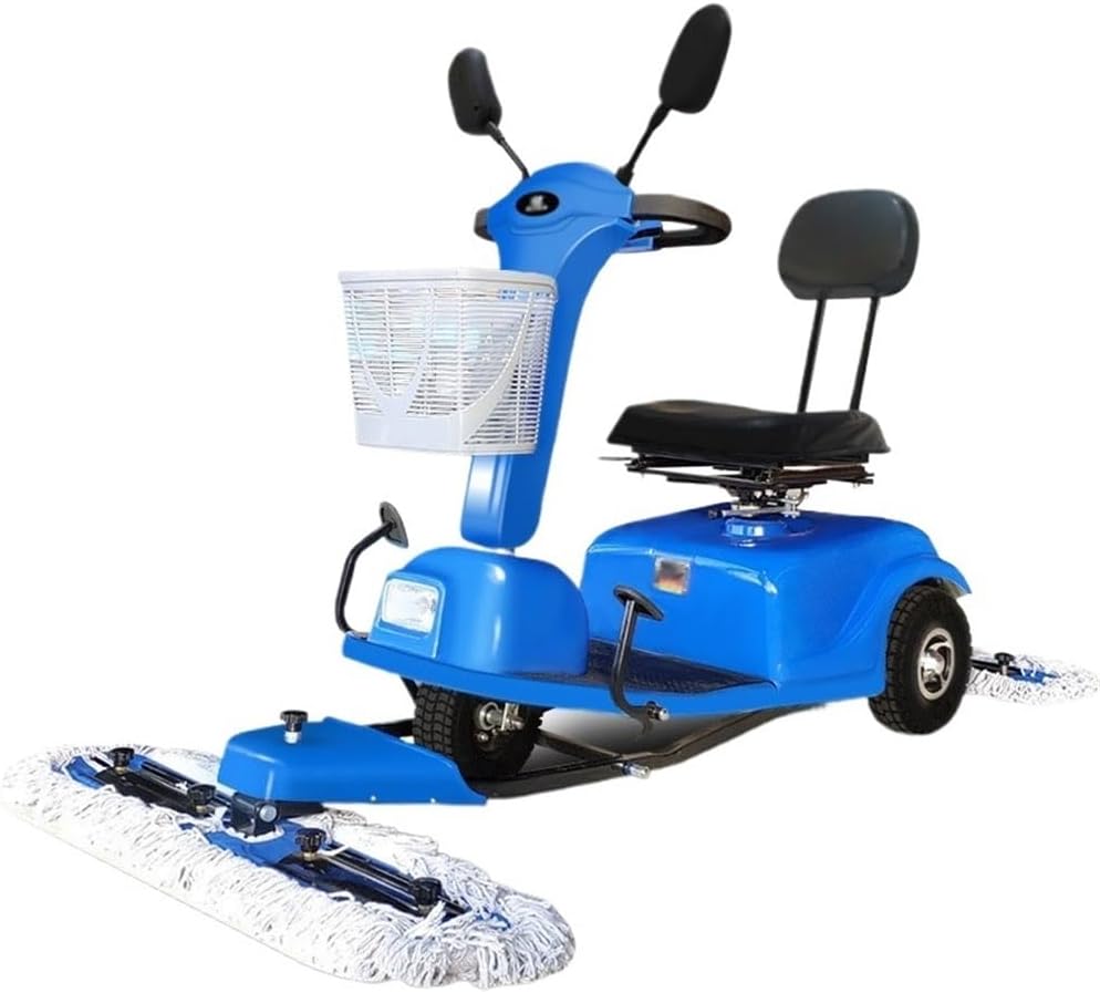 RENJJPBO Walk Behind Manual Push Floor Sweeper Commercial Driving Dust Cart, Shopping Mall Workshop, Property Cleaning, Dust Mopping Cart Industrial