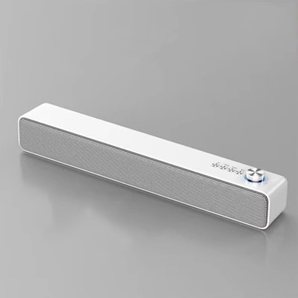 Desktop Computer, Long Speaker, Subwoofer, Audio Card