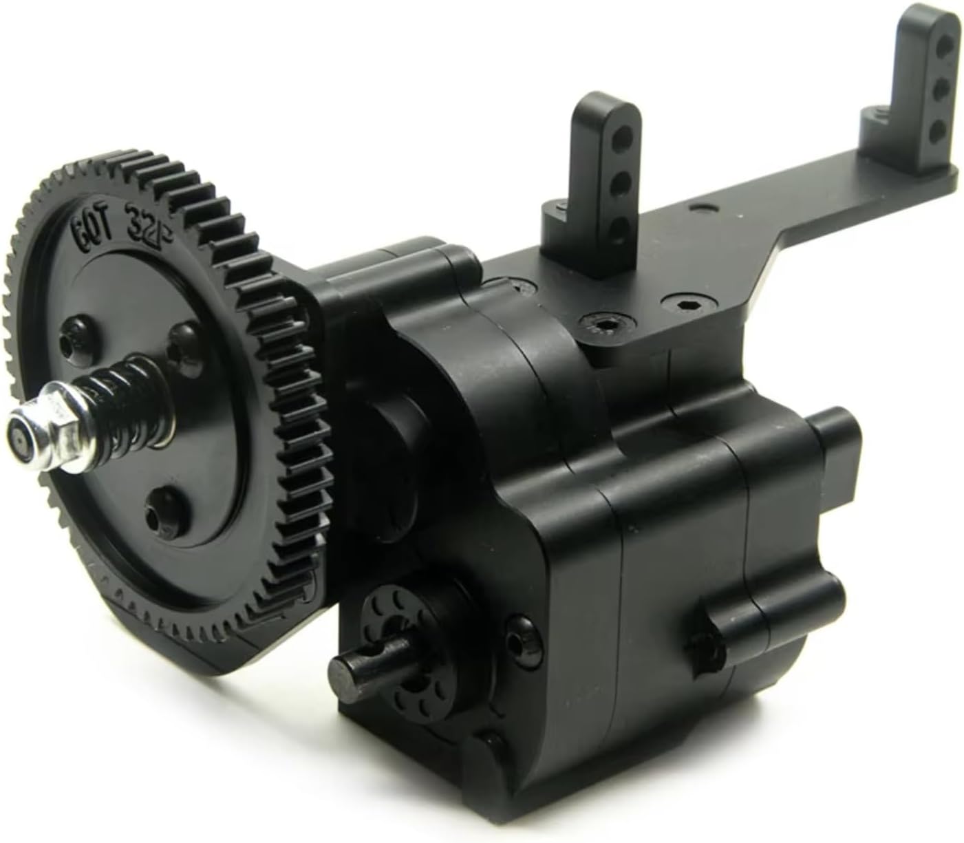 RC Gearboxes For Axial For SCX10 For Wraith 90018 1/10 Complete Metal 2 Speed Transmission Gearbox RC Crawler Car Truck Model Upgrade Parts(Gearbox)