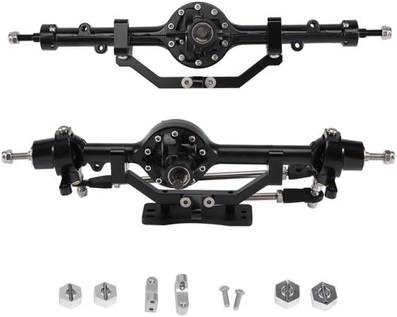1/10 RC CNC Front Rear Axle Set Compatible With D110 Gelande II TF2 Yota II Models X59A