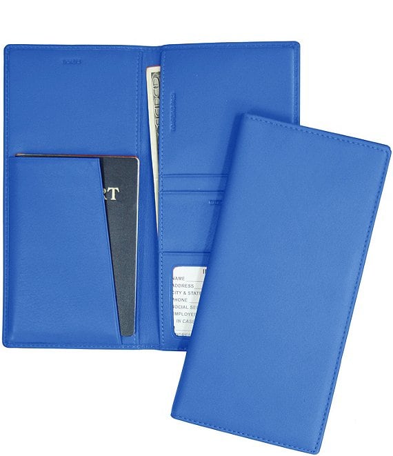 Leather RFID Blocking Passport Ticket Holder