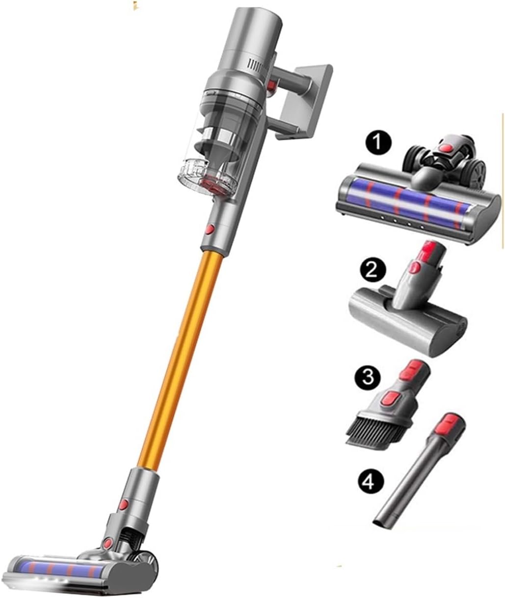 MCRJEH ABIR VC205 Cordless Handheld Vacuum Cleaner,27000PA,Touch Screen,Smart Dust Sensor,Auto Speed Control. Compatible for Home Bed Carpet Clean