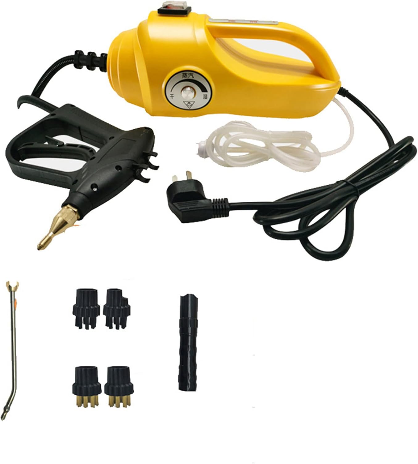 High Pressure Steam Cleaner,2600W Mobile Cleaning Machine Steam Cleaner High Pressure Steam Cleaner Kitchen Range Hood Air Conditioner Cleaning Tools