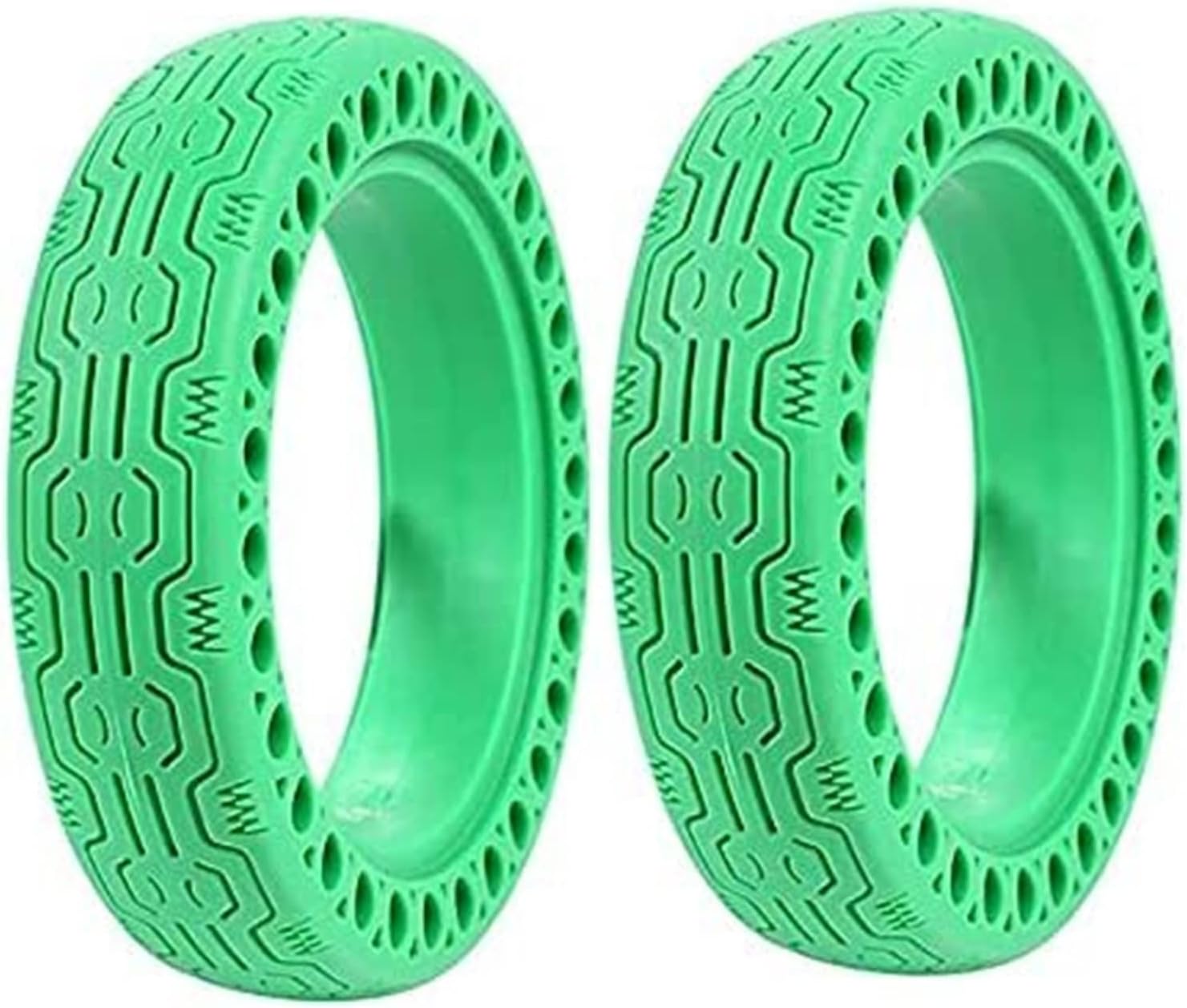8.5 Inch Rubber Solid Hole Tires Replacement Tyre Non-Pneumatic for M365 Electric Scooter - Scooter Replacement Wheels Electric Scooter Tires (Blue 1pc)
