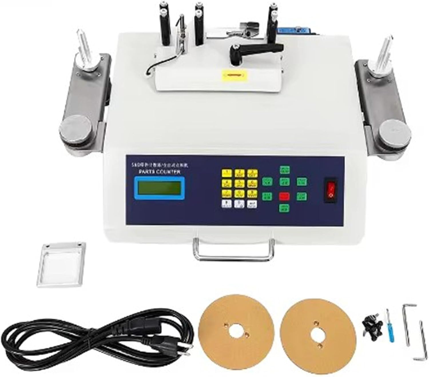 SMT SMD Components Counter Automatic Parts Component Counter Components Counting Machine Commercial Components Counting Device with Leak Detection for Any Size Belt Wheel