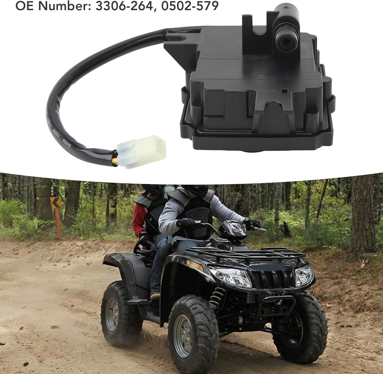 Actuator Front Differential Gearcase, Metal Actuator Front Differential, Actuator Front Differential Gearcase for ATV 2WD 4WD 400 FIS 2005 to 2008