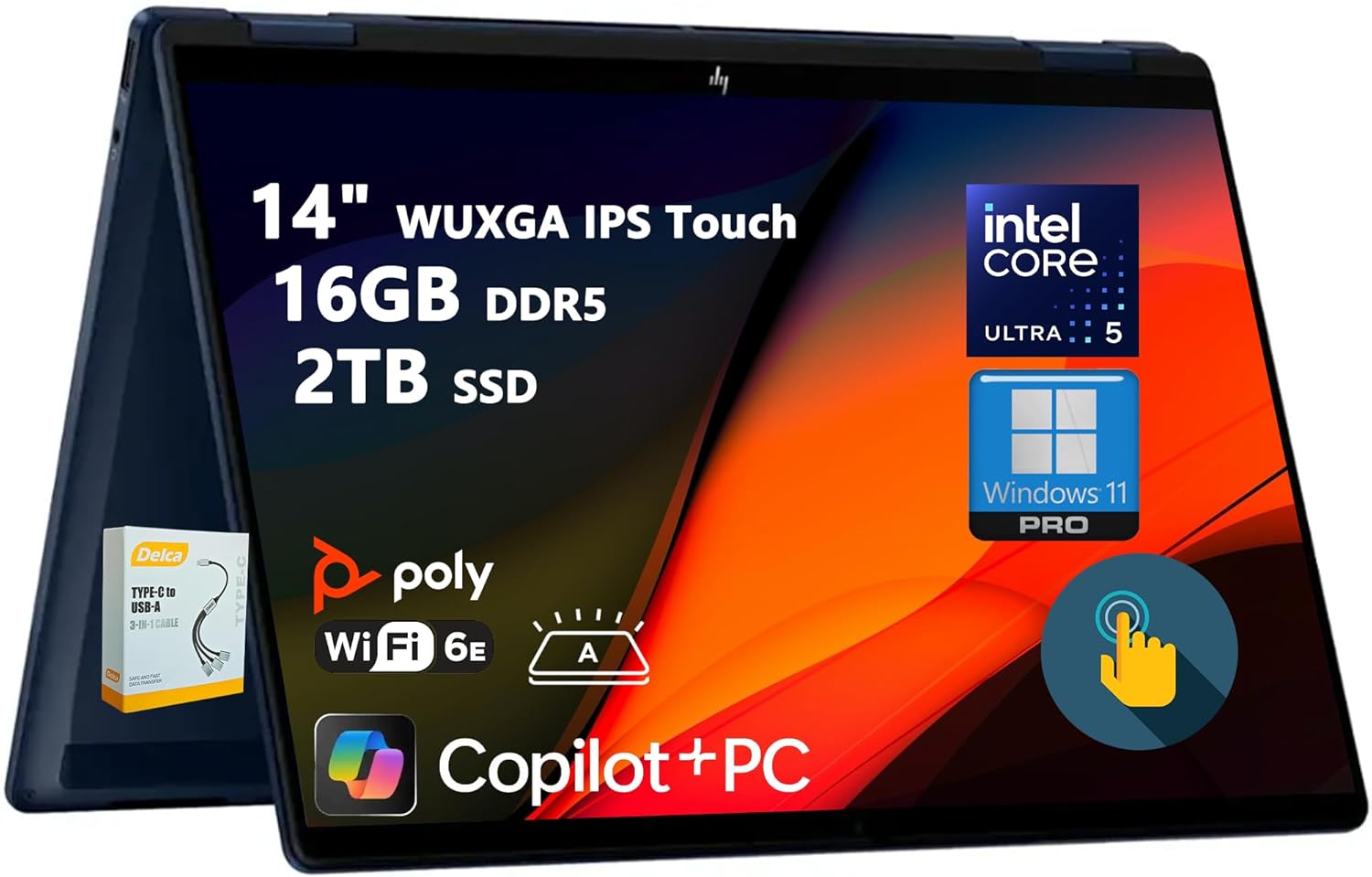 HP OmniBook X Flip 2-in-1 Laptop | 14