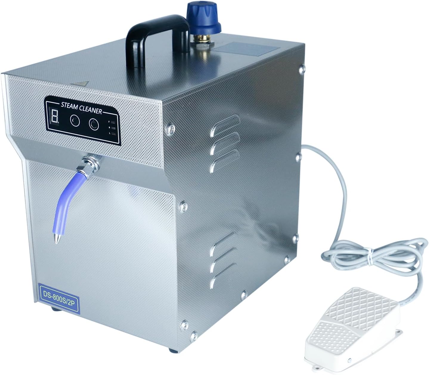 Jewelry Steam Cleaner Machine Professional for Ring Watch 1200W Commercial Jewelry Steamer High Pressure for Diamond Gold Silver 2L Stainless Steel Automatic Cleaning Steaming for Sunglass Scalpel