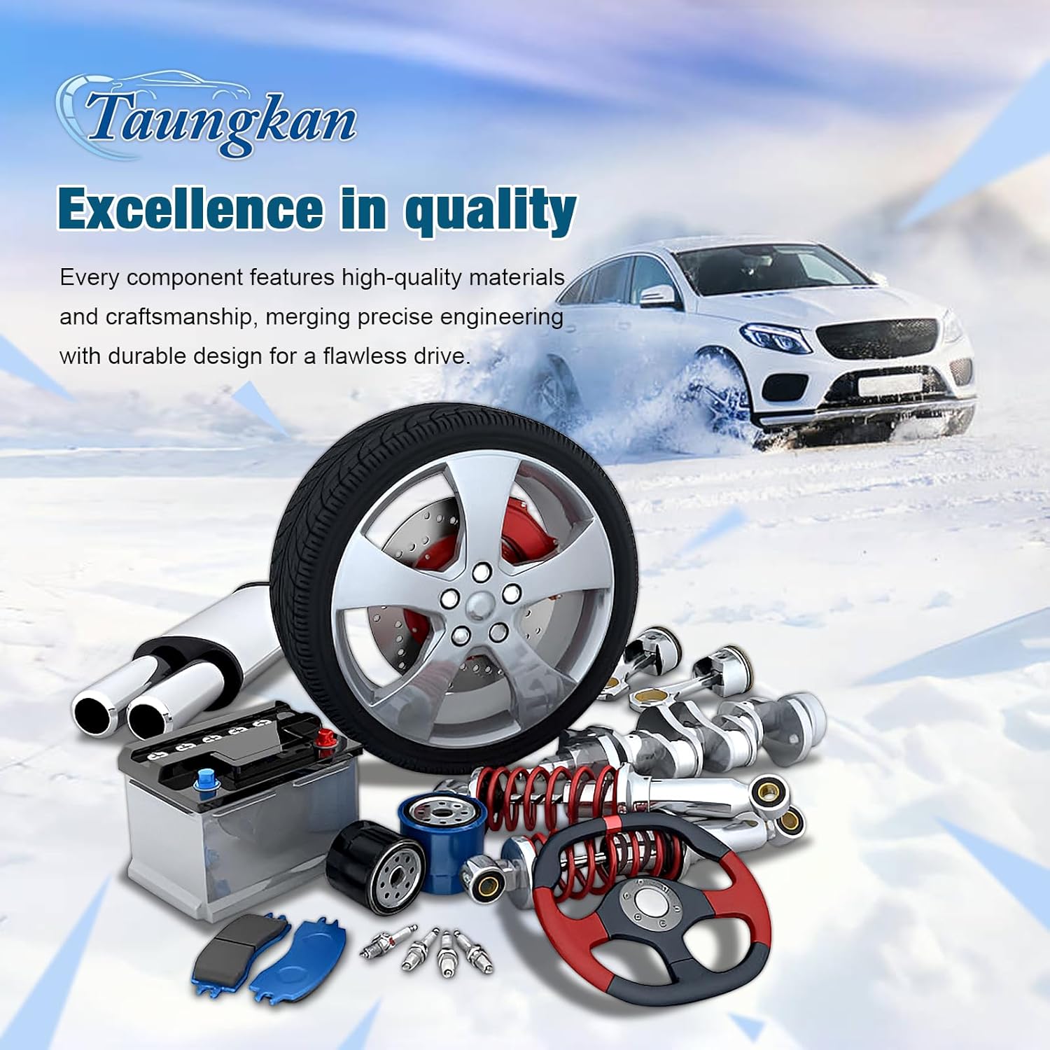 Front Rear Brake Rotor - Brake and Rotor Kit Front and Rear 4PC for GS F 2016 2017 2018 for RC F 2015 2016 2017 2018 2019