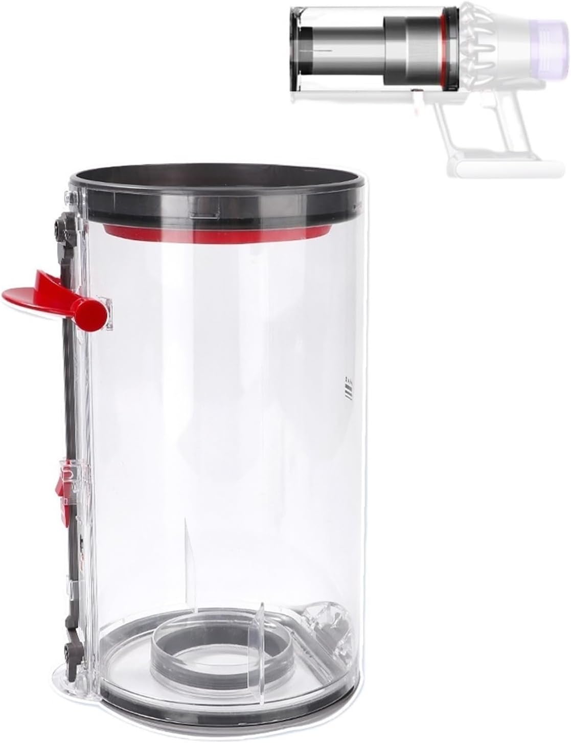 LDGSUPH Dust Bin Dust Bucket，Compatible for Dyson， Outsize Cordless Vacuum Big Bin Assembly/Dirt Cup，V11 Outsize Replacement Bin