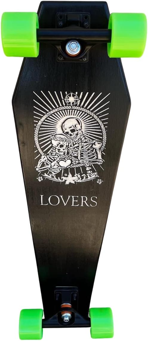 Coffin Lovers Tarot Skateboard | Longboard | 30x9 | Coffin Croozer