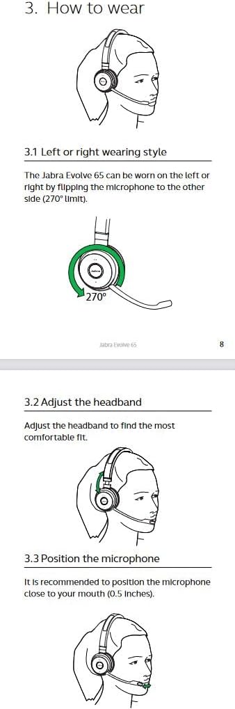 Jabra Evolve 75 UC Stereo Wireless Bluetooth Headset / Music Headphones Including Link 370 (U.S. Retail Packaging), Black (Renewed)