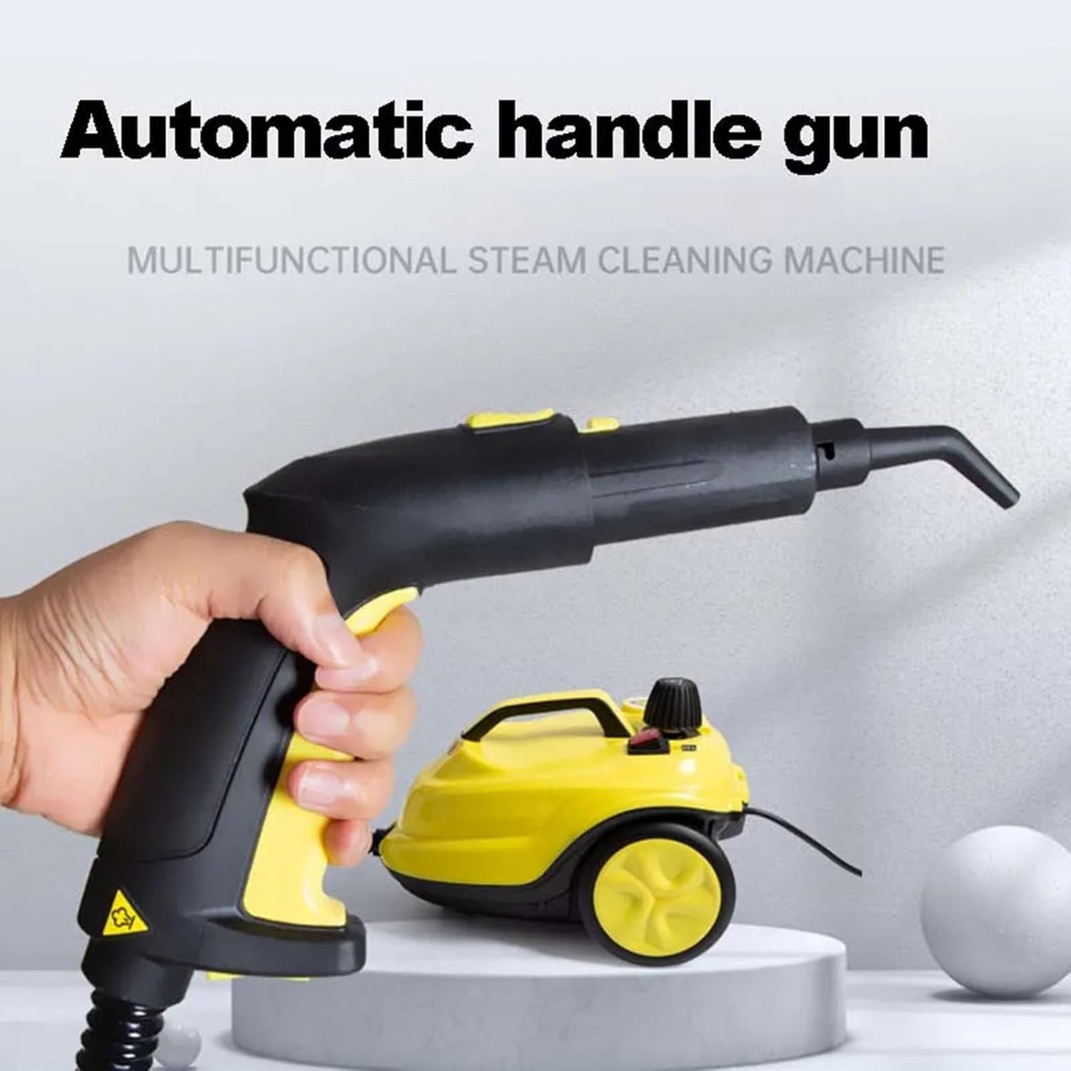 GAOQLX-RSDK Multifunctional Steam Cleaner 2000W 2L High Temperature Pressurized Car Cleaning Machine Household Cleaning Range Hood