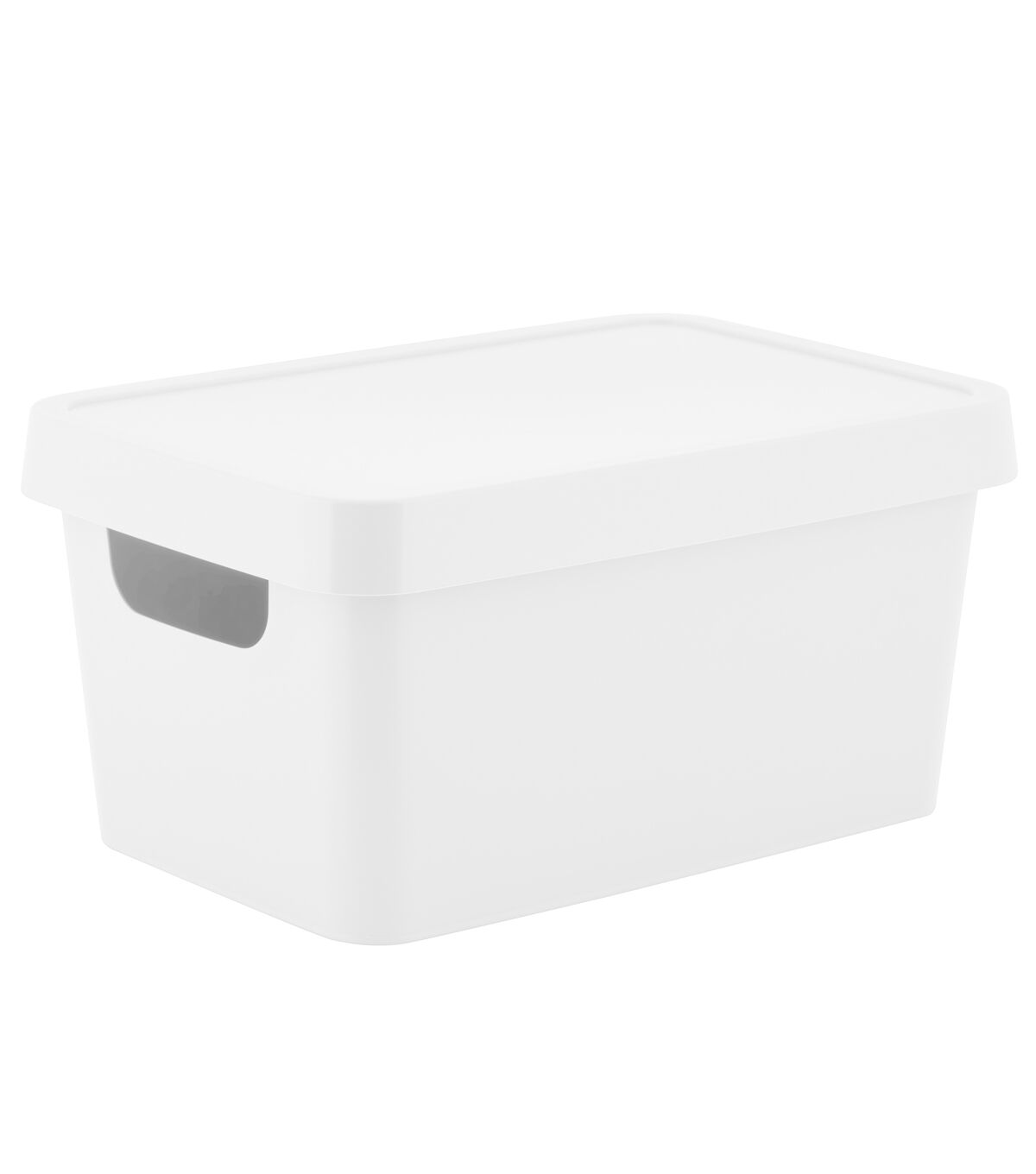 Simplify 10 White Vinto Storage Box With Lid