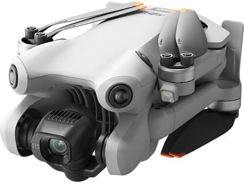 DJI Mini 4 Pro Drone Fly More Combo with RC 2 Controller (With Screen) Folding Drone with 4K Video, Under 249g, 34 Mins Flight Time, 3 Batteries Bundle with 128GB Memory Card, CPS 2 Year Warranty + Pilot Kit