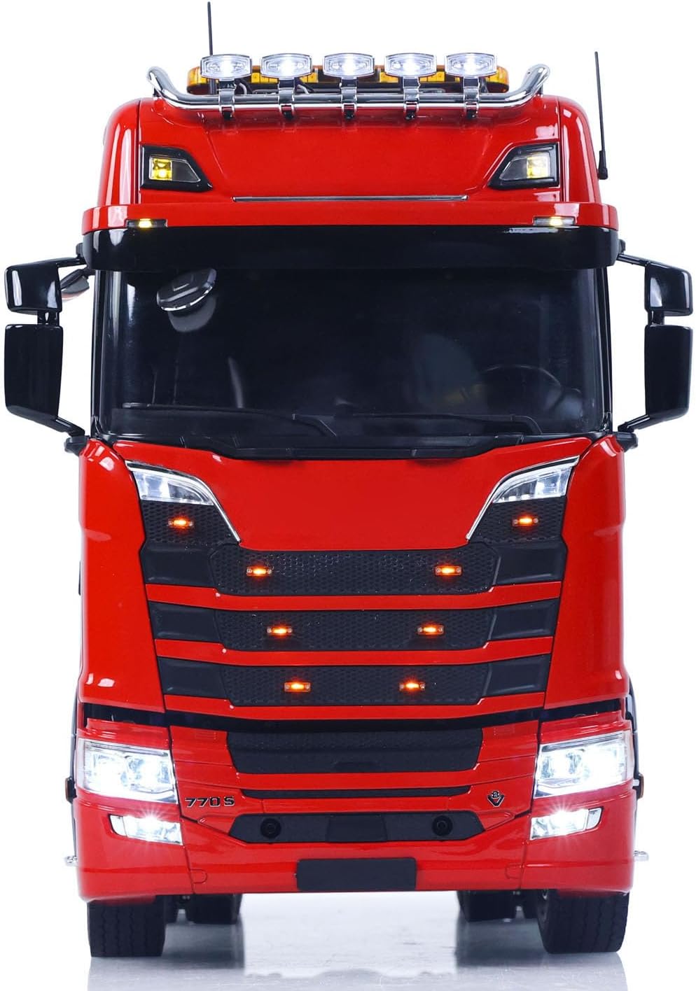 TOUCAN RC HOBBY 770S 1/14 6X6 RC Tractor Truck Liftable Rear Axle Wheel Hub Reduction Differential Locks ESC Flysky ST8 Light System