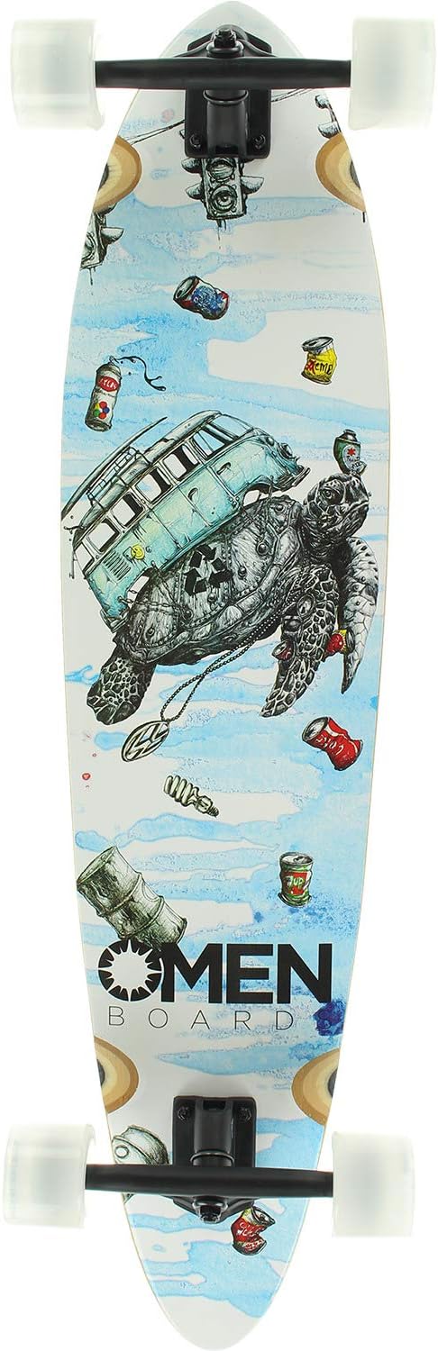 Sea of Debris Longboard Complete Skateboard - 9.1