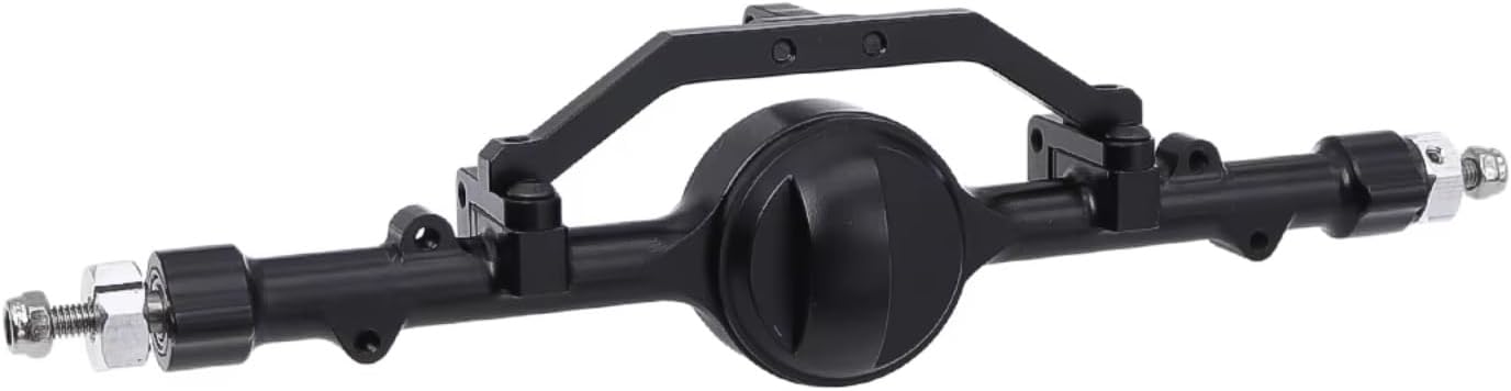 RC Car Accessories Compatible with Gelande for Yota 1/10 RC Crawler Car Parts Accessories CNC Aluminum Axle Front and Rear Straight Complete Axels