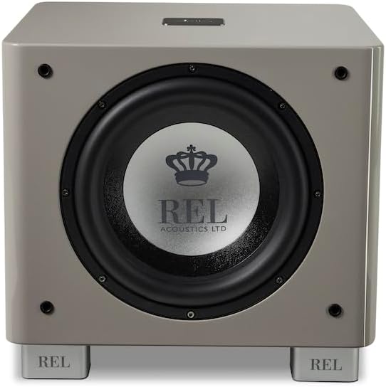 REL T/9x 10-Inch Powered Subwoofer Sealed Design with Class AB Amplifier