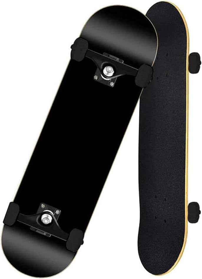 Four-Wheeled Skateboard Four-Wheeled Double Kick Maple Board 31 inch Professional Skateboard Suitable for Adults Teenagers and Children