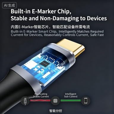 100W, 10Gbps USB3.2 Gen2 Cable, 100W/5A Fast Charging Braided Data Cable, Factory Wholesale Sales (1000, 1m)