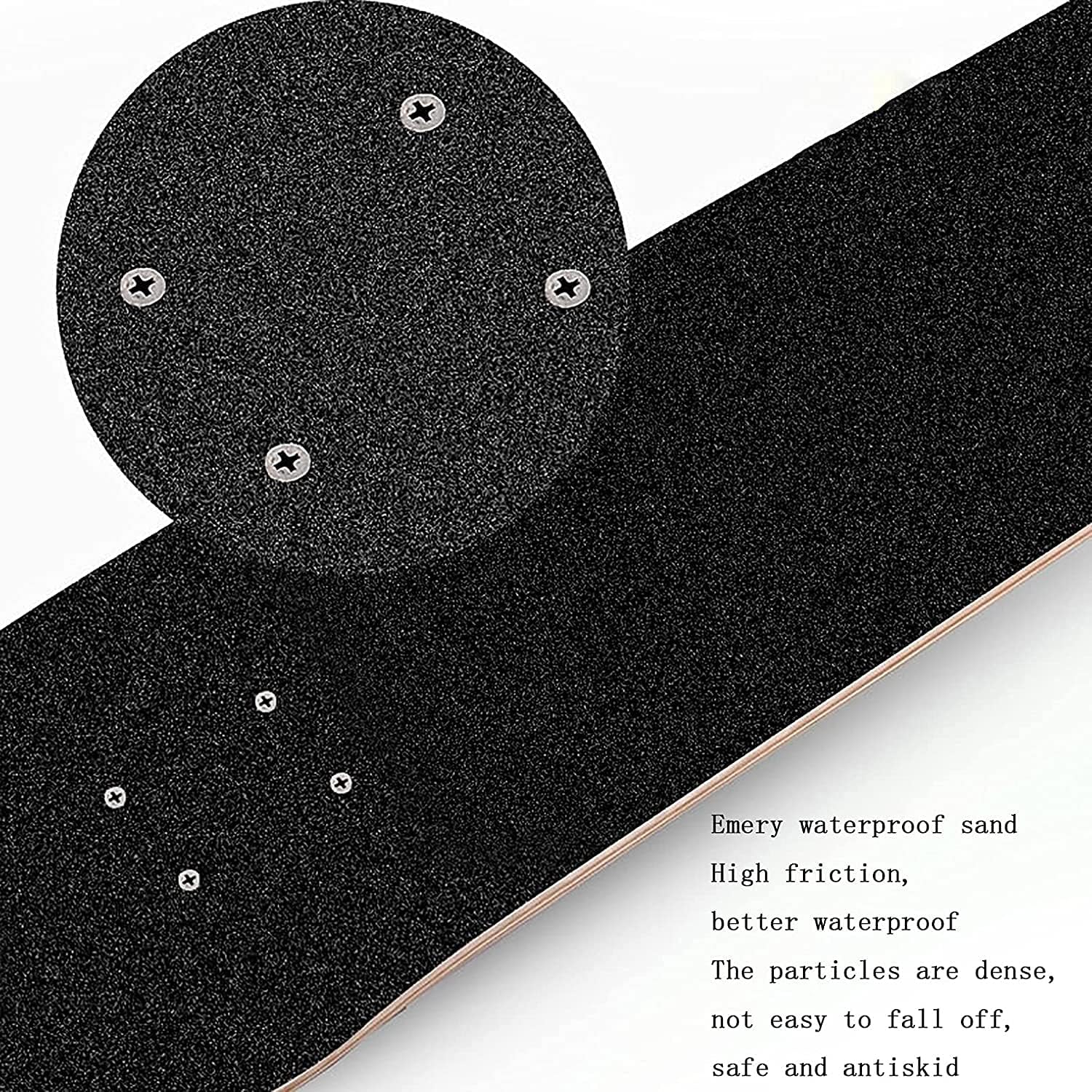 Four-Wheel Skateboard 7-Layer Maple Deck Skateboard Beginner Professional Standard Double Kick Board Suitable for Adults and Teenagers 31 inches X 8 inches