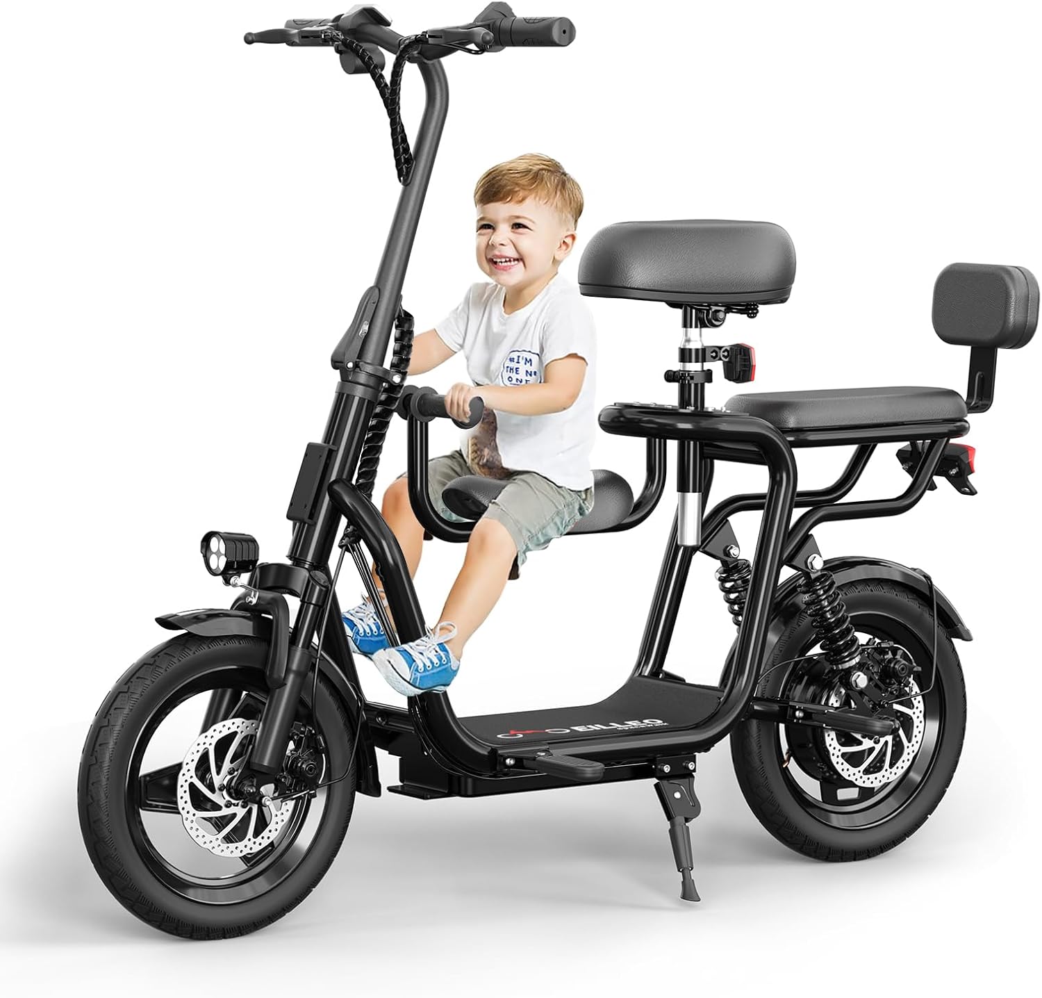 Electric Scooter with Seat for Adult, 36V/48V Electric Scooter for Adults 372W/500W/750W Motor, 6/20 Mile Range, 11.18/17.4/18.75mph, Dual Brakes, 8