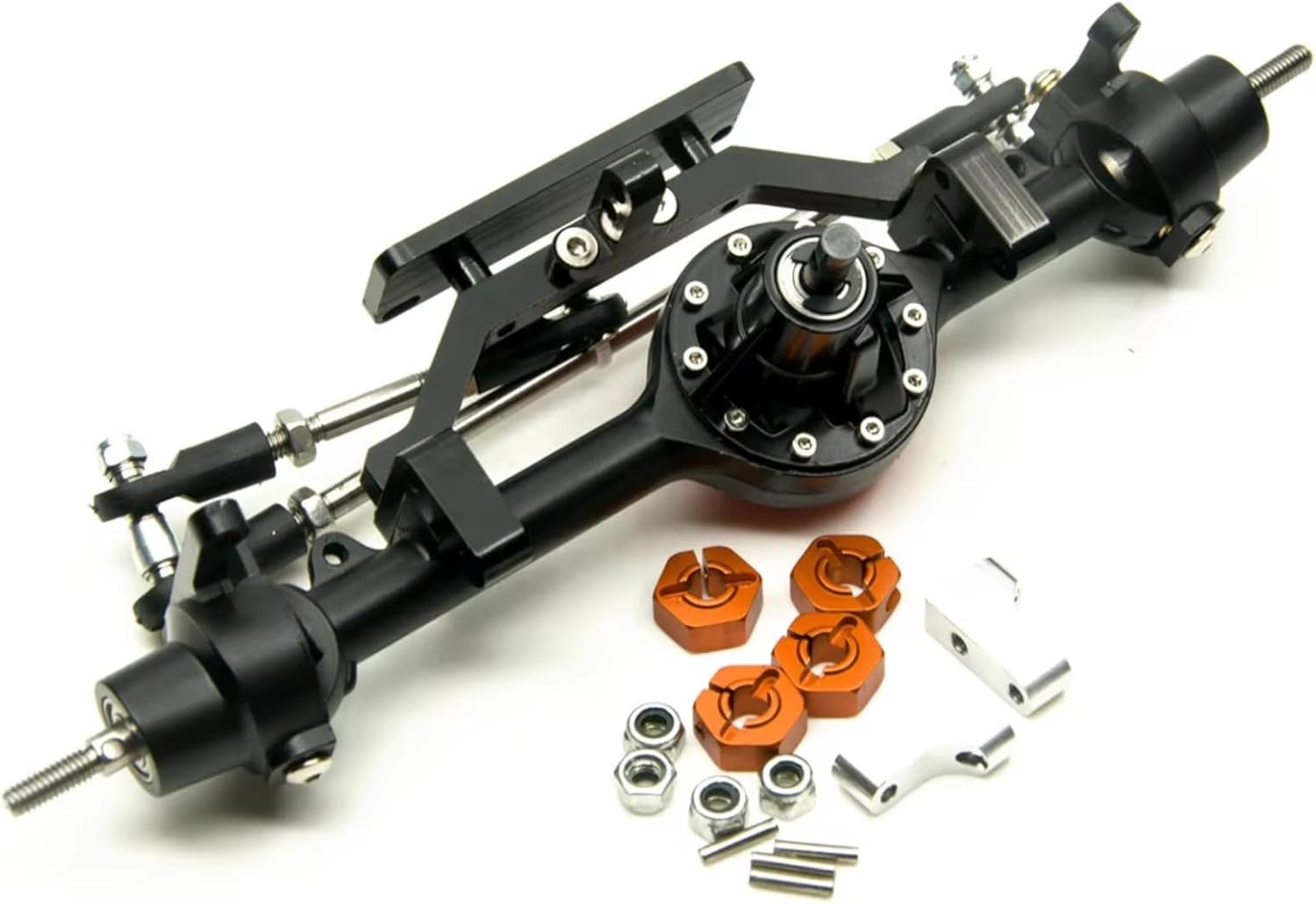 Rc Crawlers Axles For Axial For SCX10 D90 D110 1:10 Front Rear Axles Aluminum Complete Axle With Screws Upgrade Parts RC Car Model Accessory(1set)