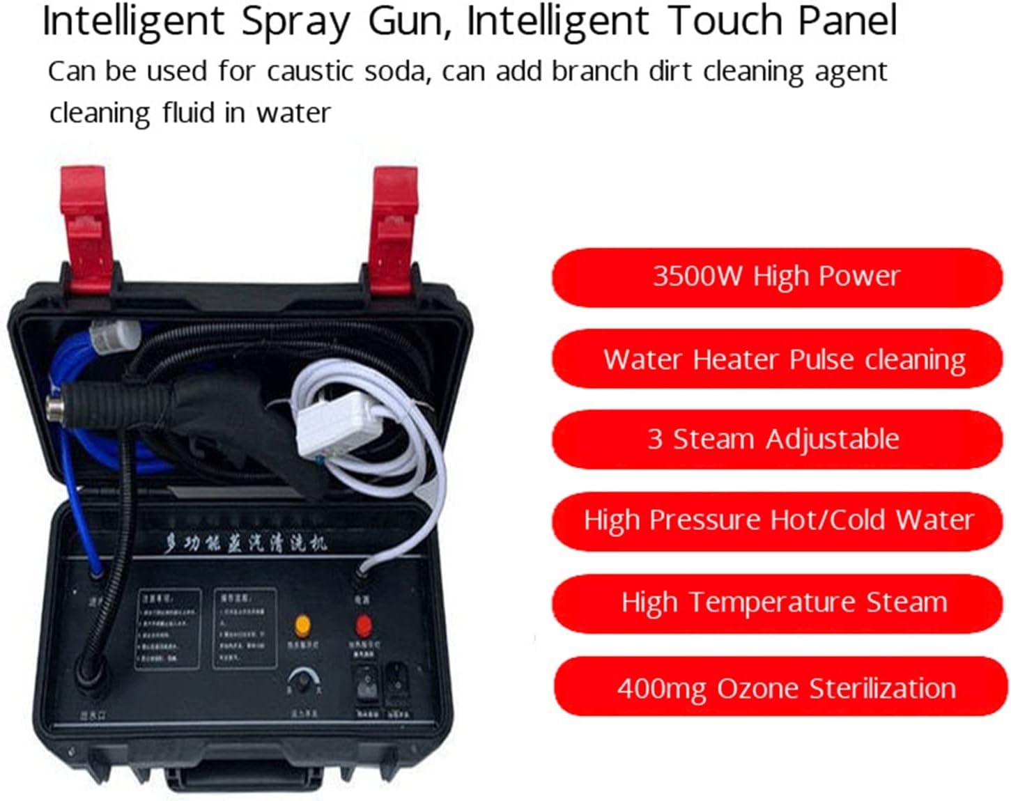 Lifyn2 Steam Cleaning Multifunctional Steam Cleaner High Temperature and High Pressure Air Conditioning Range Hood Car Cleaning Tool