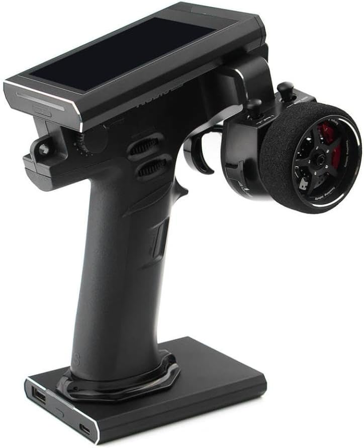 Radio Transmitter Remote Controller with FGR4S Receiver AFHDS 3 Protocol 2.4G 8CH Compatible with Noble NB4+ Remote Control Car Boat