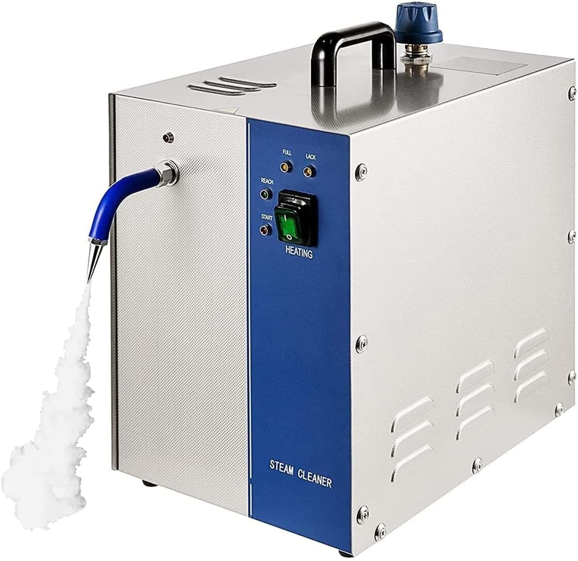 Electric Steam Jewelry Cleaning,4L Jewelry Cleaner Steam Cleaner Machine, 2200W Stainless Steel Professional Jewelry Cleaner