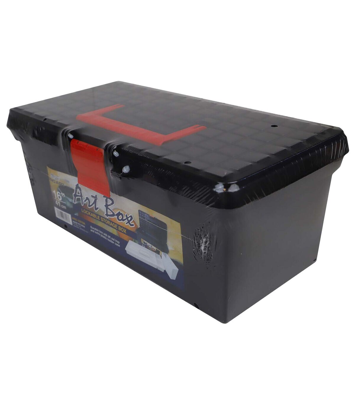 Pro Art 16 Black Lockable Storage Box