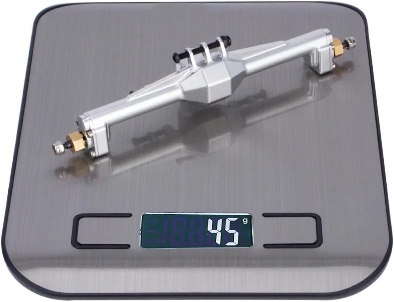 for TRX4M 1/18 with Lay Down Servo Mount & Links Aluminum CNC Portal Axles +10mm RC Crawler Car Axle Upgrade Parts RC Car Repair Kit(Silver)