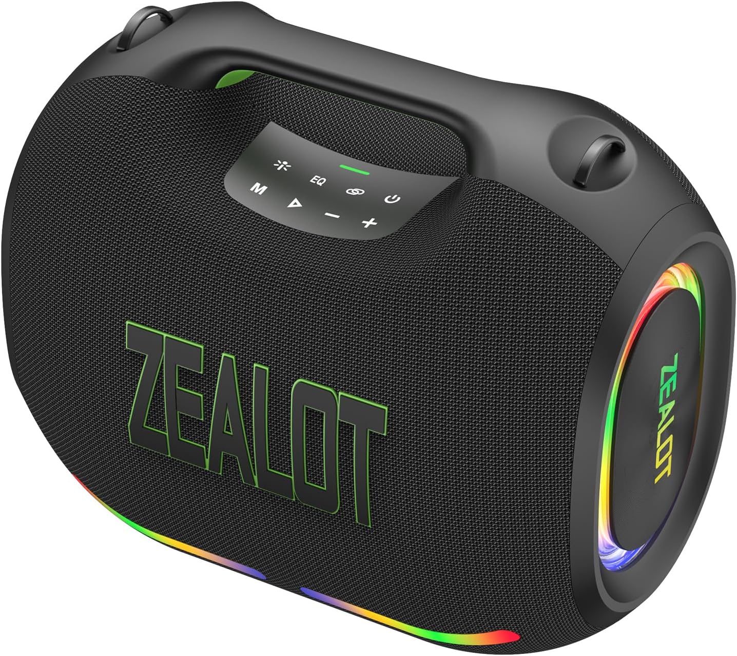 ZEALOT 250W Bluetooth Speaker, ZE21 Portable Speaker/Powerful Sound and Deep Bass, Multi-Device Pairing, IPX6 Waterproof, 5.3 BT, 48000mAh Long Playtime for Party, Outdoor, Home, Travel (Black)