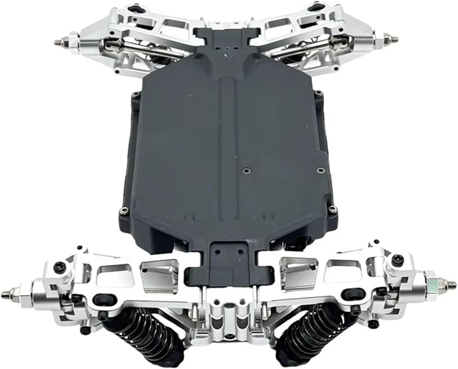 RC Repairs Spare Parts For YuDi GR M16 1/16 Metal Upgrade For Swing Arm Front And Rear Cup Set Remote Control Car Accessories(Silver)