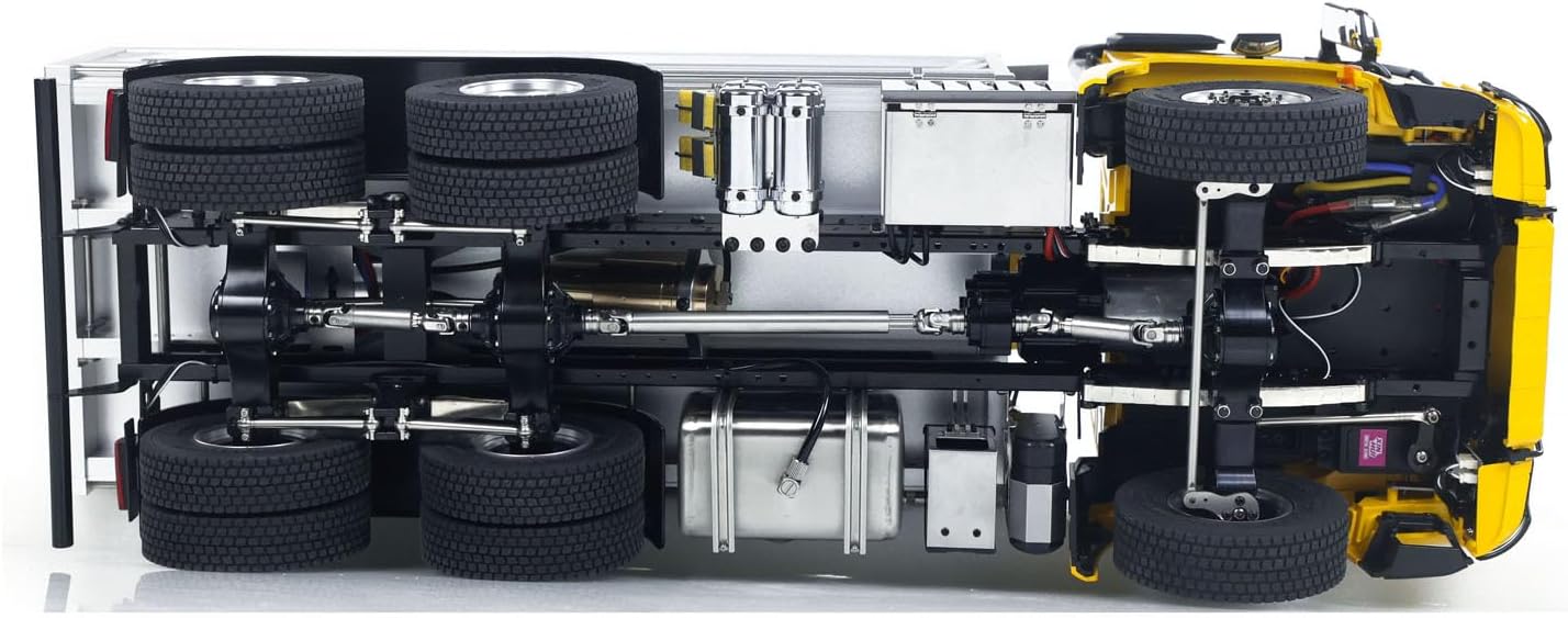 TOUCAN RC HOBBY 1/14 RC Hydraulic Tipper 6X6 2Speed Metal Chassis Model Car Remote Control Dumper Truck NO Lock Light Sound Radio Battery RTR Metal