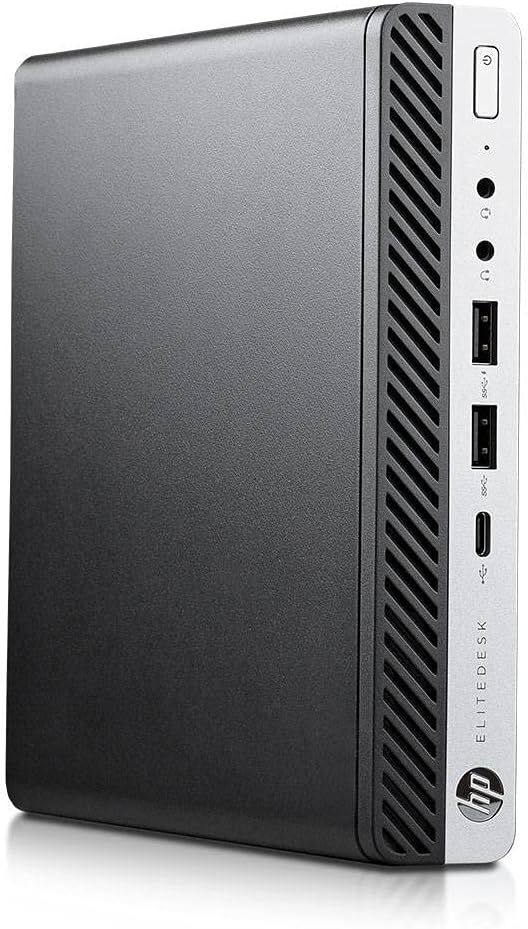 HP EliteDesk 800 G3 Mini Business Desktop PC Intel Quad-Core i7-6700T up to 3.6G, 32G DDR4,240G SSD,VGA,DP Port,Windows 10 Professional 64 Bit-Multi-Language-English/Spanish (Renewed)
