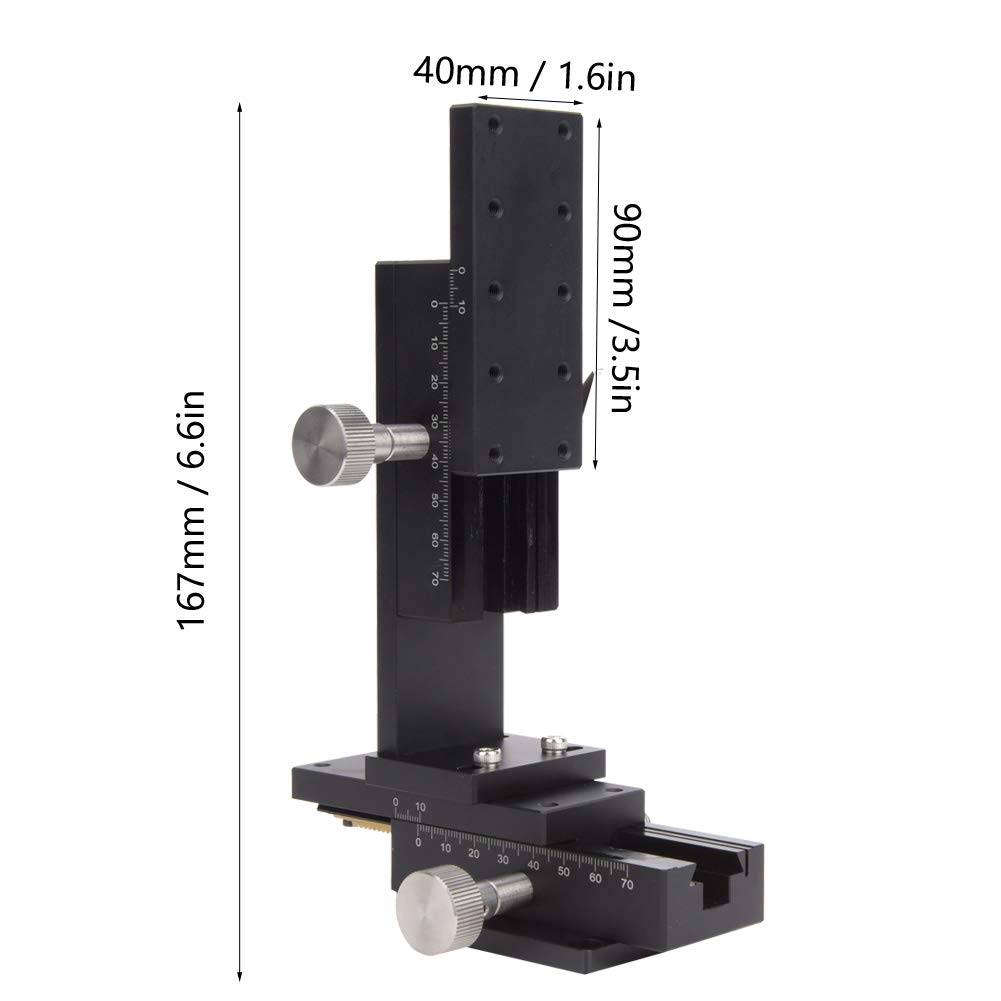 Manual stamping machine XZ Trimming Platform 40x90mm - High precision with gear guide and detachable structure - Ideal for optical devices and industry machinery