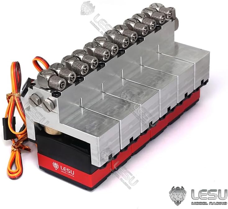 Toucan RC Hobby LESU Reversing Valve 6CH Servo 1/14 RC Hydraulic Dump Truck Loader Excavator